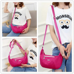 Women Nylon Light Weight Waterproof Casual Large Capacity Shoulder Bag Crossboby