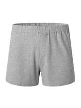 Mens Cotton Solid Color Thin Breathable Loose Comfy Home Shorts Boxers
