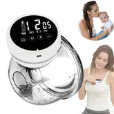 Wearable Electric Breast Pump - Silent, Hands-Free, Portable, Automatic Milk Collector for Travel