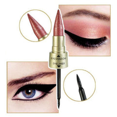 Double-End 2-In-1 Pearly Glimmer Waterproof Eyeshadow - Sheseelady