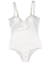 Women's Swimwear One Piece Monokini Bathing Suits Normal Swimsuit Backless Tummy Control Pure Color White Black V Wire Bathing Suits New Stylish Casual / Vacation / Modern