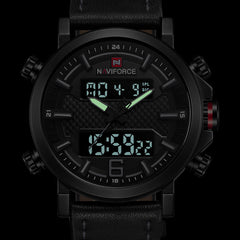 Dual Display Digital Watch Luminous Display Alarm Calendar Outdoor Sport Watch