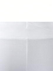 Tween Girl 3pcs Solid Color Elastic Waist Leggings - Medium Stretch, Long Length