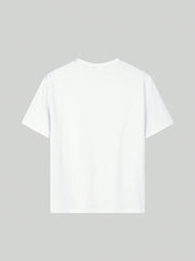 Tween Boy 2025 Summer Casual Letter Print Round Neck Short Sleeve T-Shirt