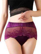Women's High Waist Modal Lace Soft Comfy Panty