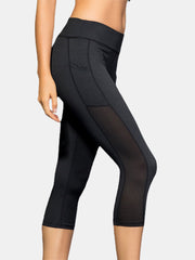 Soprt Women Solid Color Quick Dry Pocket High Waist Elasticity Yoga Pants