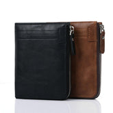 Men Casual Multifunctional Bifold Short Wallet Coin Holder Card