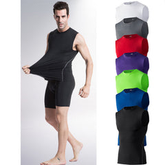 Men's Workout Running Tank Top Elastane Quick Dry Stretchy Sweat-wicking Gym Workout Running Exercise & Fitness Sportswear