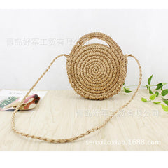 Women Straw Canteen Light Crossbody Bag Phone Beach Bags