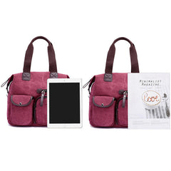 Women Canvas Large Capacity Sport Travel Casual Handbag Crossbody Shoulder Bag