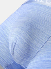 Mens Cotton Breathable Antibacterial Underwear Logo Waistband Boxers With Pouch