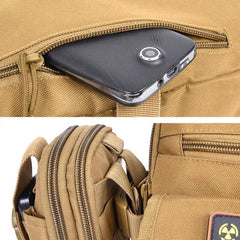 Waterproof Nylon Crossbody Bag Outdoor Shoulder Bag Casual Chest Bag For Men