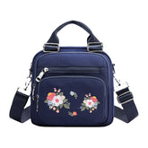 Women Nylon Fashion Embroidered Crossbody Bag Shoulder Bag Handbag