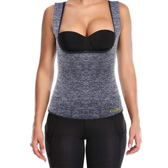 Women Sweat Sauna Body Shaper Vest Thermo Neoprene Trainer Sliming Waist Belt Tracksuit