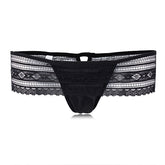 Plus Size Lace Seamless Thongs - Sexy Hips Up Briefs for Women