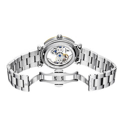 Business Style Men Wrist Watch Stainless Steel Strap Automatic Mechanical Watches