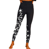 Women's Casual Cut Out Print Micro-elastic Designer Personality Pants