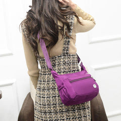 Women Nylon Shoulder Bag Outdoor Sports Waterproof Crossbody