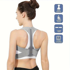 1pc Adjustable Hunchback Brace Support Belt - Improve Your Posture & Clavicle Spine With Back Shoulder & Lumbar Posture Correction Corset