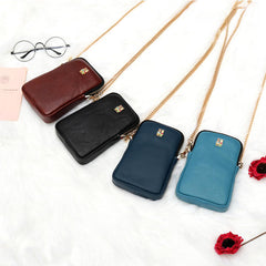 Genuine Leather Summer Phone Bag Messenger Shoulder Crossbody