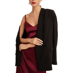 Sexy Ladies' V-neck Backless Spaghetti Strap Stain Dress For Party
