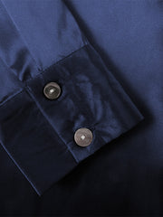 Women Basic Satin Button Lapel Comfy Loose Casual Long Sleeve Shirts