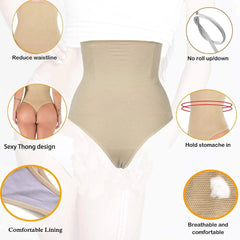 High Waist Breathable Shaping Panties Slimming Tummy Control Underwear