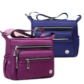 Women Nylon Multi-layer Mummy Bag Shoulder Messenger Crossbody