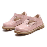 Casual Leather Princess Girls School Shoes - Sheseelady