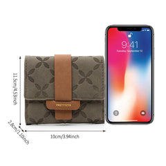 Women Fashion Purse Mini Faux Leather Wallet Card Holder Bag Zip Coin Pouch ID Wallet