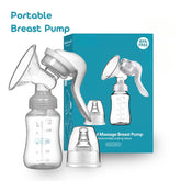 Breast Pump Manual Suction Milk Pump Feeding Breasts Pumps Milk Bottle Sucking Postpartum Supplies BPA Free