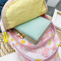 Women Daisy Printed Casual Chest Bag Crossbody