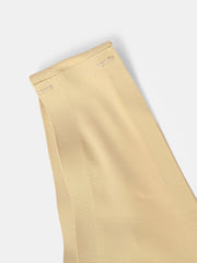 Women Solid Color Cozy Lining Thong Mid Waist Underwear