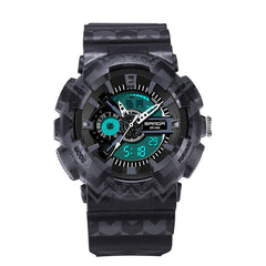 Digital Watch Male Sport Waterproof Stopwatch Outdoor Dual Display Wrist Watch