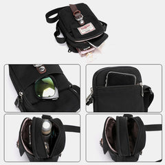 Unisex Nylon Mini Easy Carry Casual Shoulder Bag Cross Body Bag