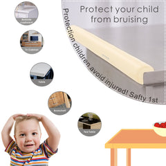 L Type Baby & Toddler Edge Protectors & Corner Guards 2.2m / 7ft Child Safety