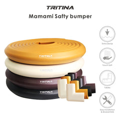 L Type Baby & Toddler Edge Protectors & Corner Guards 2.2m / 7ft Child Safety