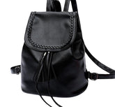 Women's Backpack Fashion Personality Wild Bag New Wave Small Soft Pu Leather Tide