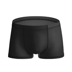 Ice Silk Thin Breathable Underwear Seamless Low Waist Boxers Briefs for Men