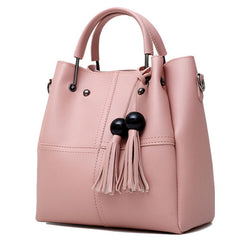 Fashion Handbag Messenger Bag Crossbody Bag Three-piece Tassel Mother Bag