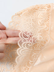 Women's Floral Lace Elastic Waist Breathable Panties
