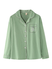 Women's Cartoon Print Pajama Set: Elastic Waist, Pocket Pants