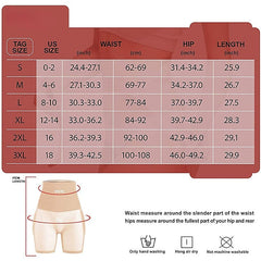Women Shapewear Control Panties Body Shaper Butt Lifter Padded Hip Enhancer Seamless Underwear Hi- Waist Short
