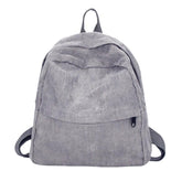 Vintage Leisure Women's Solid Color Backpack For Laptop School