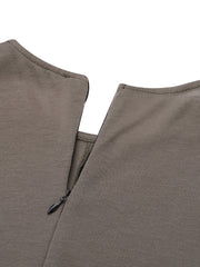 Elasticated Halon Solid Jumpsuit With Pockets For Women