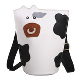 Women PU Leather Cows Pattern Fashion Casual Crossbody Bags Shoulder