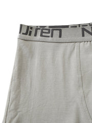 4Pcs Mens Cotton Letter Print Breathable Logo Waistband Pouch Boxers Underwear