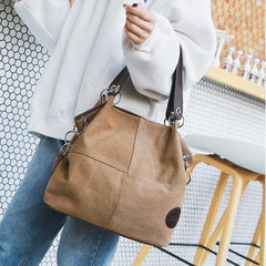 Women Casual Canvas Plaid Multi-Carry Handbag Shoulder Bag Crossbody Bag