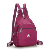 Women Nylon Light Chest Bags Outdoor Shoulder Sports Backpack