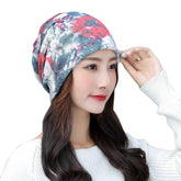 Breathable Print Chemo Beanie Turban for Outdoor Use